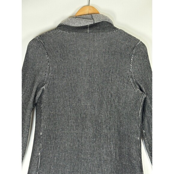 Margaret OLeary Cardigan Womens Medium Gray Textured Knit Open Tunic Sweater - Picture 5 of 10